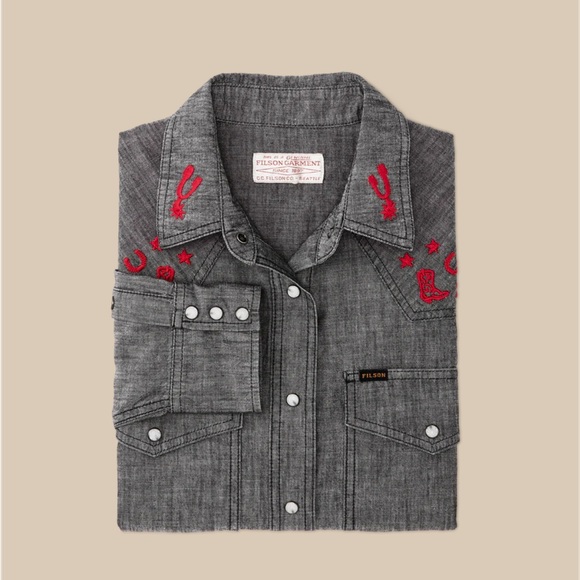 WOMEN'S EMBROIDERED WESTERN SHIRT - Picture 3 of 9